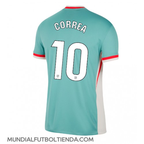 Camiseta Atletico Madrid Angel Correa #10 Segunda Equipación Replica 2024-25 mangas cortas